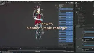 【blender addon】How to mk simple retarget tool