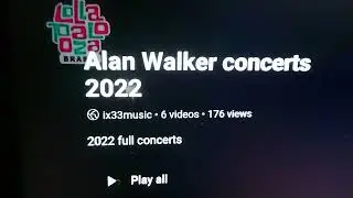 Alan Walker 2022 concerts list updated. Lollapalooza México, Chile, Argentina and now Brasil, enjoy!