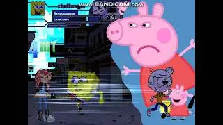 YL347 MUGEN Request: Spongebob & Lincoln Loud Vs Sunset Shimmer & Peppa Pig