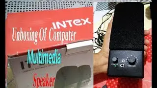 Unboxing || Intex IT 350 Computer Multimedia Speaker