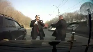 ДТП закончилось дракой