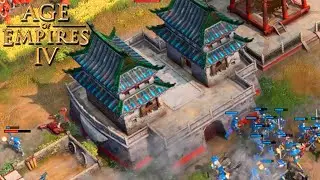 Age of Empires 4 - MASSIVE ATTACK BY THE CHINESE EMPIRE