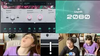 UJAM Usynth 2080 Synthesizer Audio Effect Plug-in Review and jam!! レビュー！