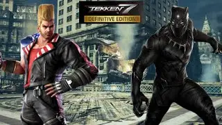 Paul vs Black panther - Tekken 7 Modded 