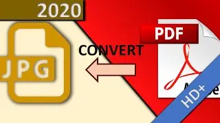 How to convert PDF to JPG (free, online) in 1 MINUTE (HD 2020)