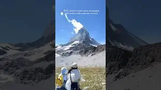 瑞士三角形朱古力山 🏔️ #馬特洪峰