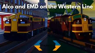 Alco and EMD on the Western Line | Roblox Trainways