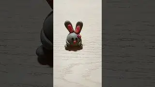 зайчик из пластилина🐰