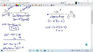 Solving a Rational Equation That Simplifies to Quadratic Proportional Form Advanced