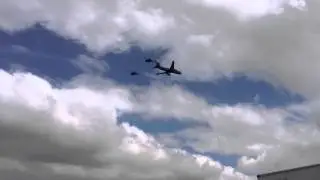 RIAT 2014 RAF/IAF Typhoon Flyby