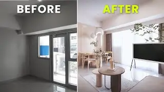 What Happens When Minimalism Meets Japandi? | 1 Bedroom Interior Design at Uptown Arts Residence