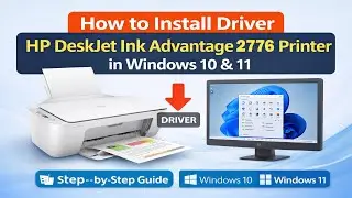 How to install Driver HP DeskJet Ink Advantage 2776 Printer windows 10 or 11