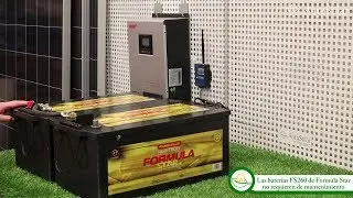 Kit Solar Instalación Aislada 4800Wh/día 3000W 24V