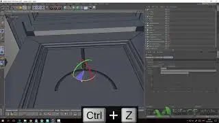 Cinema 4D Моделирование буфета Часть 3