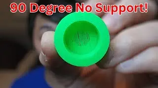 Bridge Counterbole Hole - Printing 90 Degree With No Support