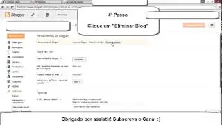 Como Eliminar Blog Blogger 2015 (RÁPIDO E FÁCIL)