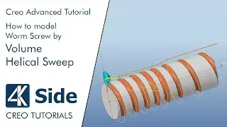 Mastering Worm Screw Modeling: A Step-by-Step Guide to Volume Helical Sweep