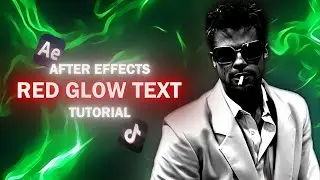 Red Glow Text in After Effects | After Effects Tutorial