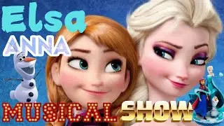 Magical Anna & Elsa Cosplay Musical Show at Disneyland Paris
