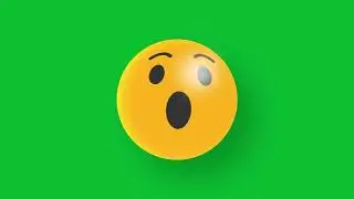 Wow Emoji, Emoji, green screen, animated emoji Green Screen, 