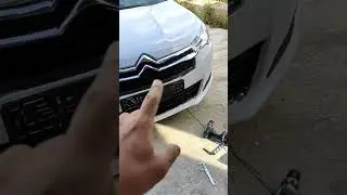 нюанс переднего бампера Citroen C4 B7 седан #ремонт #сервис