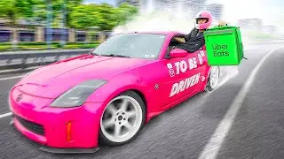 Uber Eats In My Drift Car *POV*