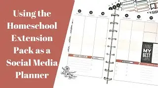 Using the Homeschool Extension Pack for Social Media Planning!