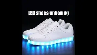 LED shoes unboxing