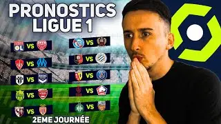 MES PRONOSTICS LIGUE 1 DU WEEKEND ! Journée 2, l'OL et l'OM de retour !