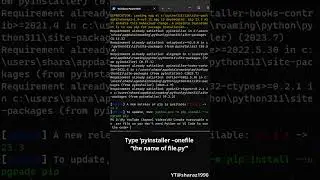 Convert Python to EXE in Minutes with PyInstaller 
