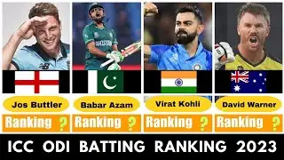 ICC Latest ODI Batting Ranking 2023 | Man's ODI Batting Ranking 2023| 23 September 2023