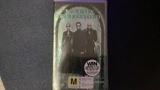 Opening to The Matrix Reloaded 2003 VHS