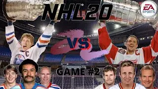 Red Wings Vs Oilers | Legends Best of 3 | GAME #2 NHL 20 | SIM HIGHLIGHTS