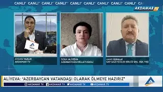 Azerbaycan Mv. Sona Aliyeva ve GAP Gazeteciler Birliği Gnl. Bşk. Yrd. Hamit Özpolat Akdamar TV'de