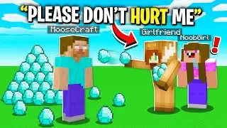 I DISGUISED as HEROBRINE To STEAL my GIRLFRIENDS and NOOB's DIAMONDS in Minecraft!