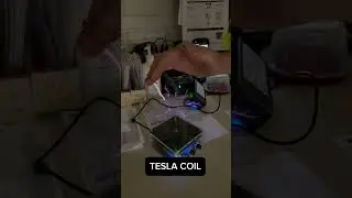 My parts guy got his Tesla Coil #tesla #coil #voltage #nikolatesla
