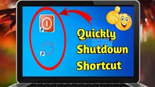 Quickly Shutdown With Shortcut In Windows 10 / How To Create a Shutdown, Restart Shortcut in Windows