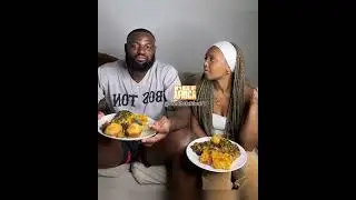 Her Nigerian boyfriend tries her African-American soul food cooking for the first time