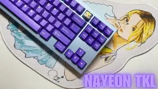 Im Nayeon inspired custom keyboard featuring the Nayeon TKL by Abats' Keyboard Club | Typing Test