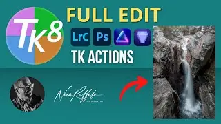 Come editare una Cascata in Lightroom, Photoshop e TK8 plug in