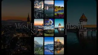 The 10 Most Beautiful Cities In Switzerland You Have To Visit | Expat Race #switzerland #travel