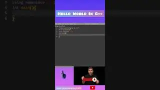Hello World Program | C++ Programming Tutorial | #shorts #coding #programming