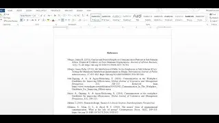 Generating Reference List: Using Mendeley Desktop Software