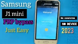 Samsung J1 mini frp bypass,Google account,j105 frp remove, j106 frp unlock, easy method 2023
