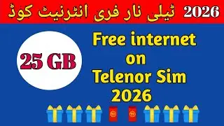 Free internet codes telenor//2026 telenor free internet//Red packet 🎁🧧