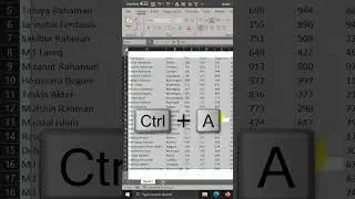 MS Excel Time Saving Tips and Tricks-106 #excelshorts #excel