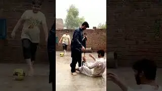 Football Fun In Heavy Rain ⚽️⛈️