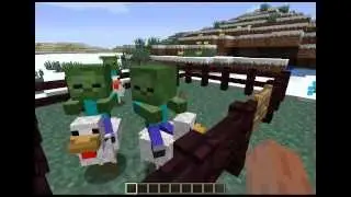Minecraft 1.7.4 Обзор.Где скачать?Как вызвать Малыша - Зомби ♦