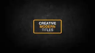 15 Minimal Titles - After Effects template