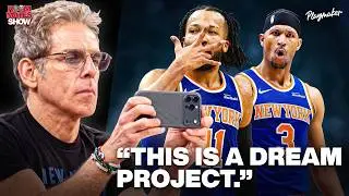 Roommates EXCLUSIVE 👀 Ben Stiller Reveals Upcoming Knicks NBA Championship Documentary